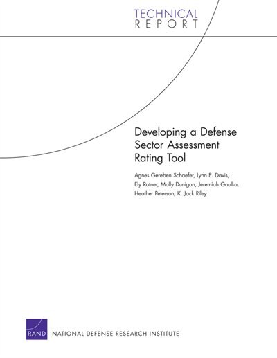 Front cover_Developing a Defense Sector Assessment Rating Tool