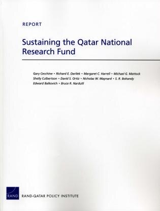 Front cover_Sustaining the Qatar National Research Fund