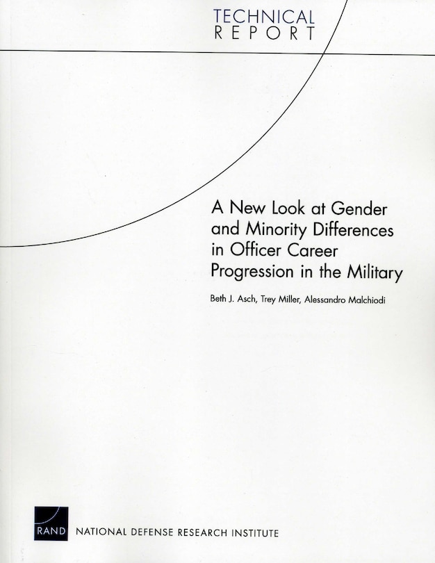 Couverture_A New Look at Gender and Minority Differences in Officer Career Progression in the Military