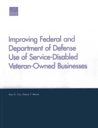 Improving Federal And Department Of Defense Use Of Service-disabled Veteran-owned Businesses