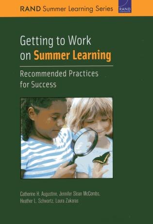 Couverture_Getting To Work On Summer Learning
