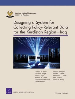 Front cover_Designing a System for Collecting Policy-Relevant Data for the Kurdistan Region Iraq