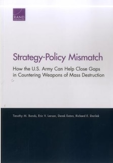 Strategy-policy Mismatch: How The U.s. Army Can Help Close Gaps In Countering Weapons Of Mass Destruction