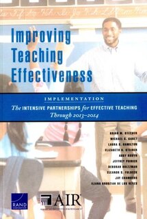 Couverture_Improving Teaching Effectiveness: Implementation