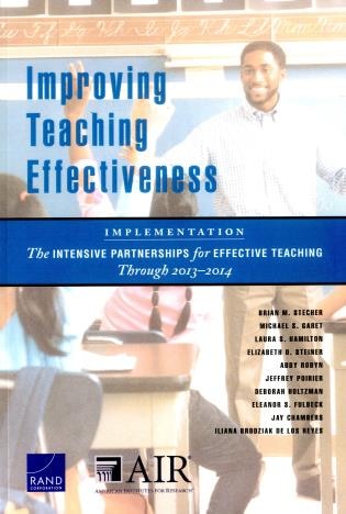 Couverture_Improving Teaching Effectiveness: Implementation