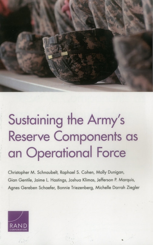 Front cover_Sustaining the Army’s Reserve Components as an Operational Force