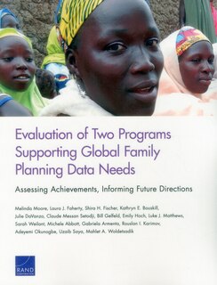 Front cover_Evaluation Of Two Programs Supporting Global Family Planning Data Needs