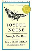Front cover_Joyful Noise: Poems For Two Voices