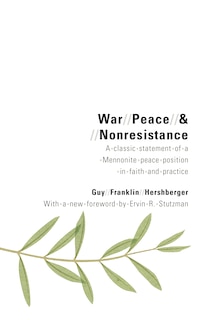 Front cover_War, Peace, and Nonresistance
