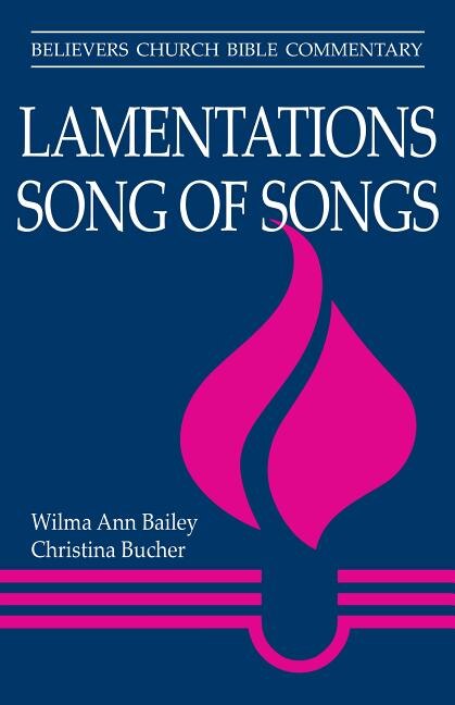 Couverture_LAMENTATIONS, SONG OF SONGS