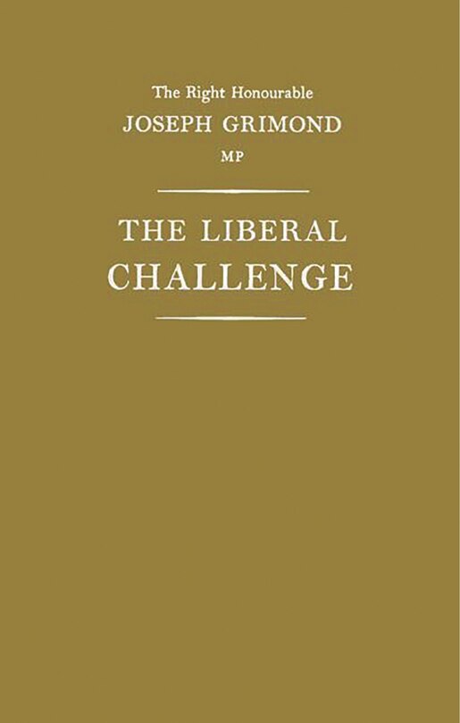 Front cover_The Liberal Challenge.