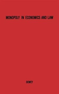 Front cover_Monopoly in Economics and Law