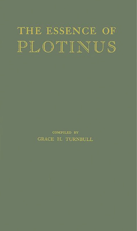 Front cover_The Essence of Plotinus