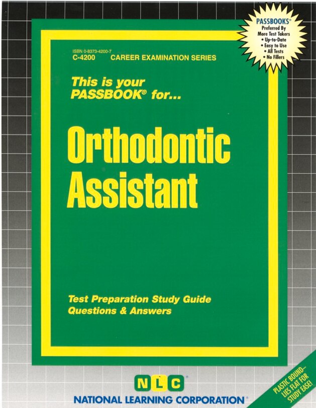 Front cover_Orthodontic Assistant