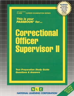 Couverture_Correctional Officer Supervisor II