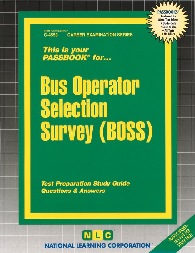 Front cover_Bus Operator Selection Survey (BOSS)