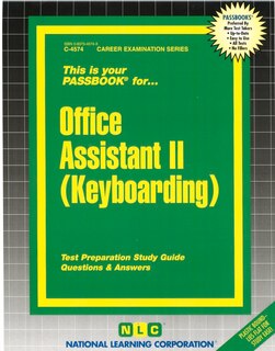 Front cover_Office Assistant II (Keyboarding)
