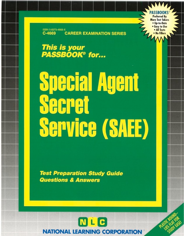 Couverture_Special Agent Secret Service (SAEE)