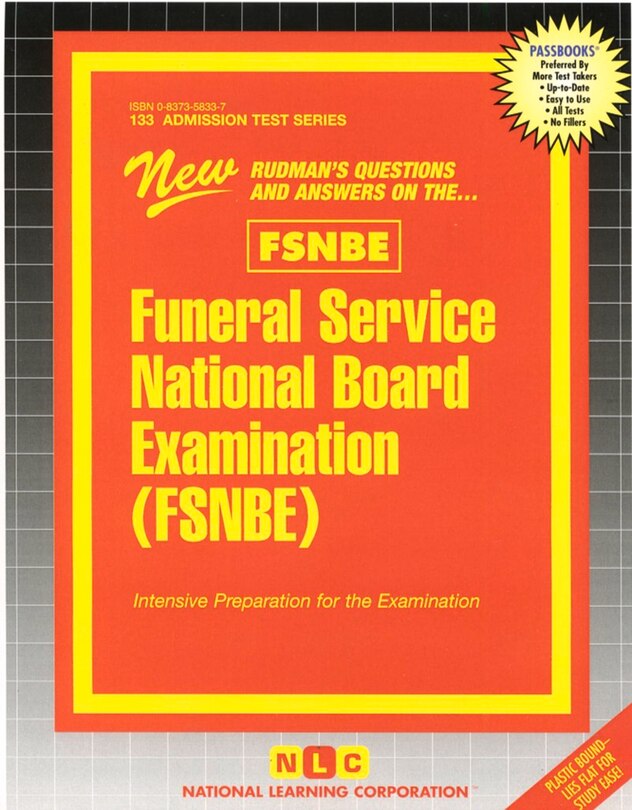 Couverture_Funeral Service National Board Examination (FSNBE)