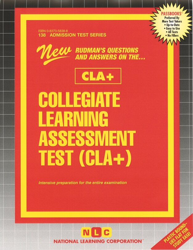Front cover_Collegiate Learning Assessment Test (CLA+)