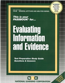 Front cover_Evaluating Information and Evidence