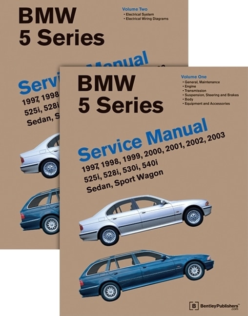 BMW 5 Series 2 Vol (E39 Service Manual: 1997, 1998, 1999, 2000, 2001, 2002, 2003: 525i, 528i, 530i, 540i, Sedan, Sport Wagon