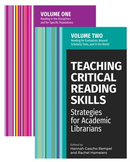 Couverture_Teaching Critical Reading Skills: Strategies for Academic Librarians Set