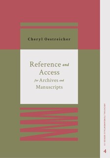 Couverture_Reference and Access for Archives and Manuscripts