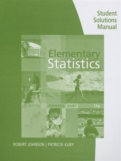 Couverture_Student Solutions Manual For Johnson/kuby's Elementary Statistics, 11th
