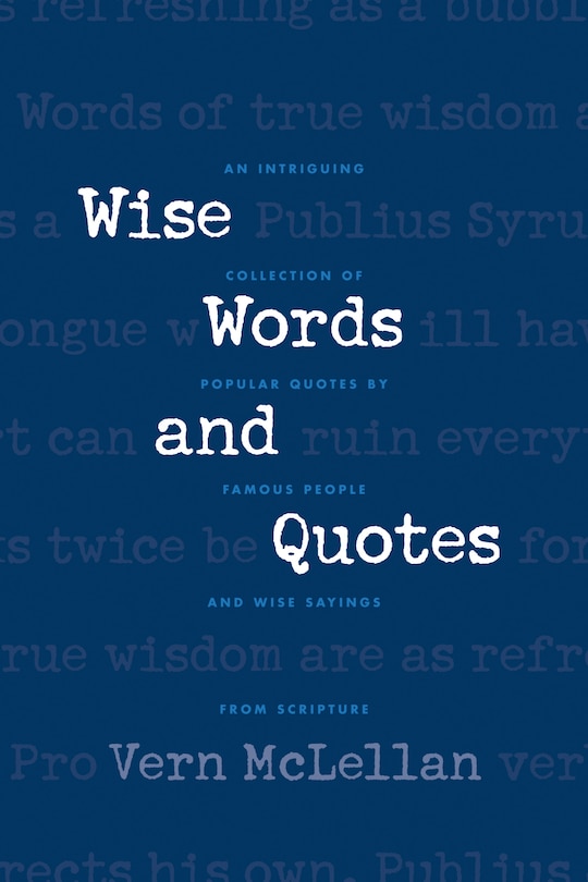 Front cover_Wise Words and Quotes