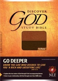 The Discover God Study Bible Nlt, Tutone (red Letter, Leatherlike, Chestnut/brown): Leatherlike - Tutone