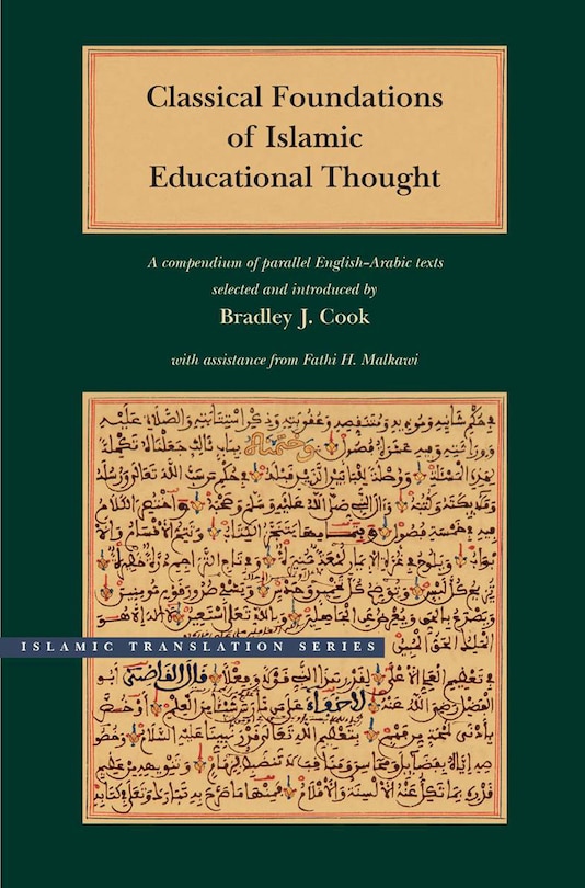 Front cover_Classical Foundations of Islamic Educational Thought
