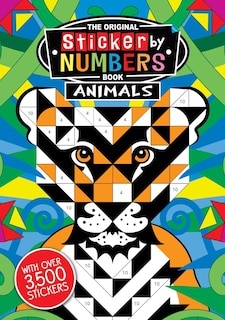 Front cover_The Original Sticker By Numbers Book: Animals