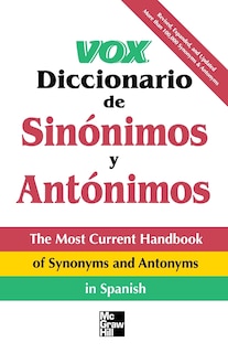 Front cover_Vox Diccionario de Sinonimos Y