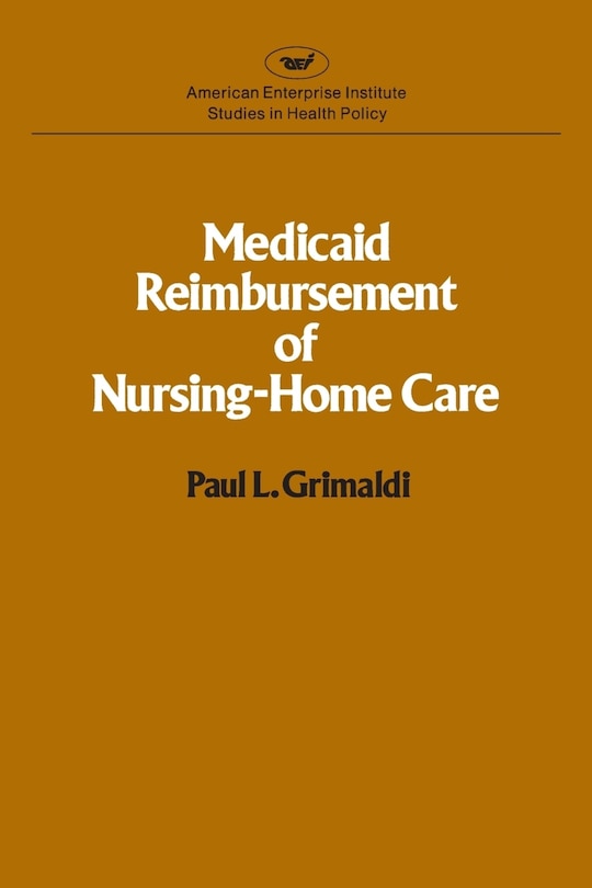 Couverture_Medicaid Reimbursement of Nursing Home Care