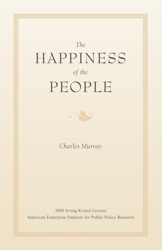 Front cover_The Happiness of the People