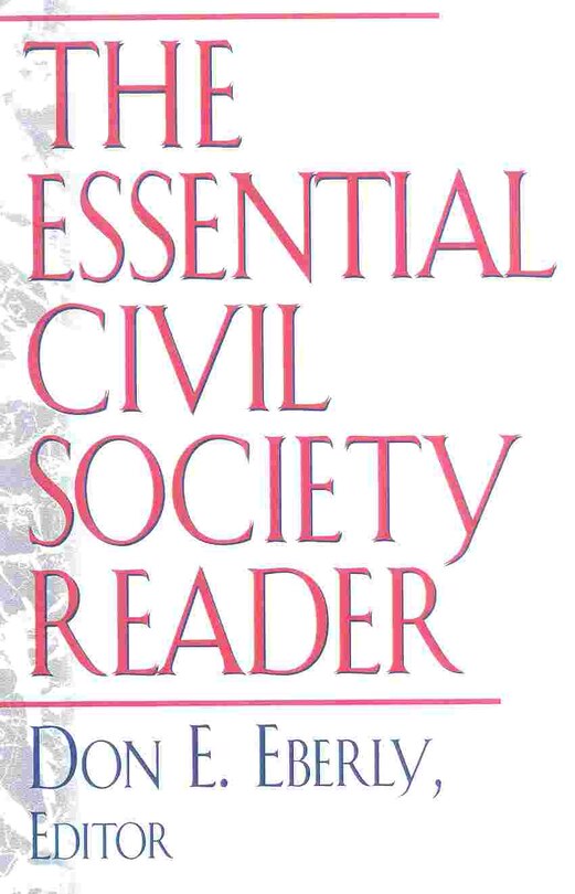 Front cover_The Essential Civil Society Reader