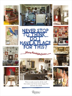 Couverture_Never Stop To Think... Do I Have A Place For This