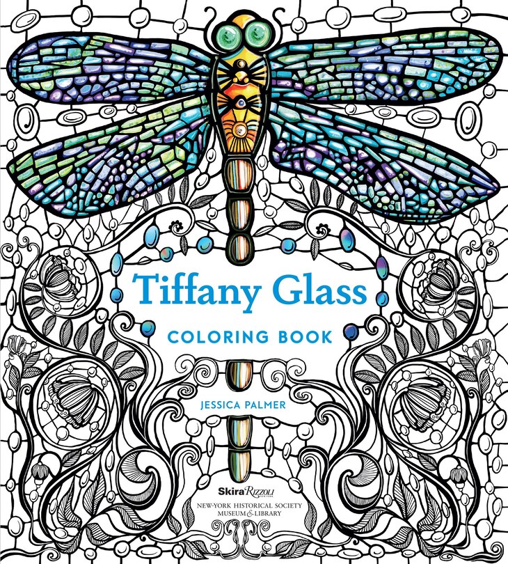 Front cover_Tiffany Glass Coloring Book