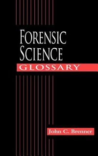 Couverture_Forensic Science Glossary