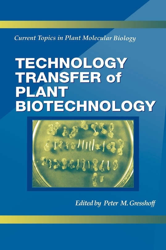 Couverture_Technology Transfer Of Plant Biotechnology