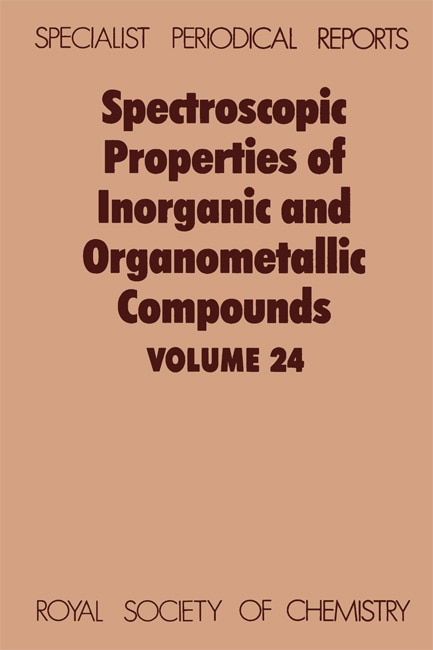 Front cover_Spectroscopic Properties Of Inorganic And Organometallic Compounds