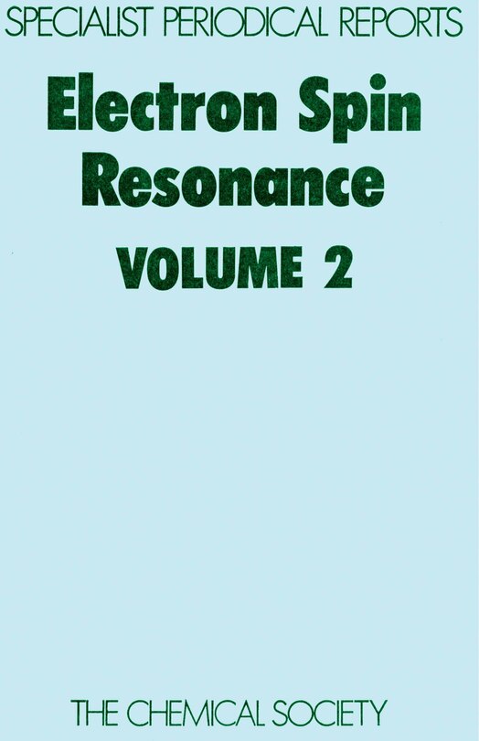 Couverture_Electron Spin Resonance