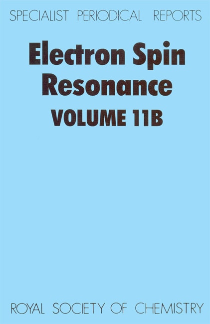 Couverture_Electron Spin Resonance