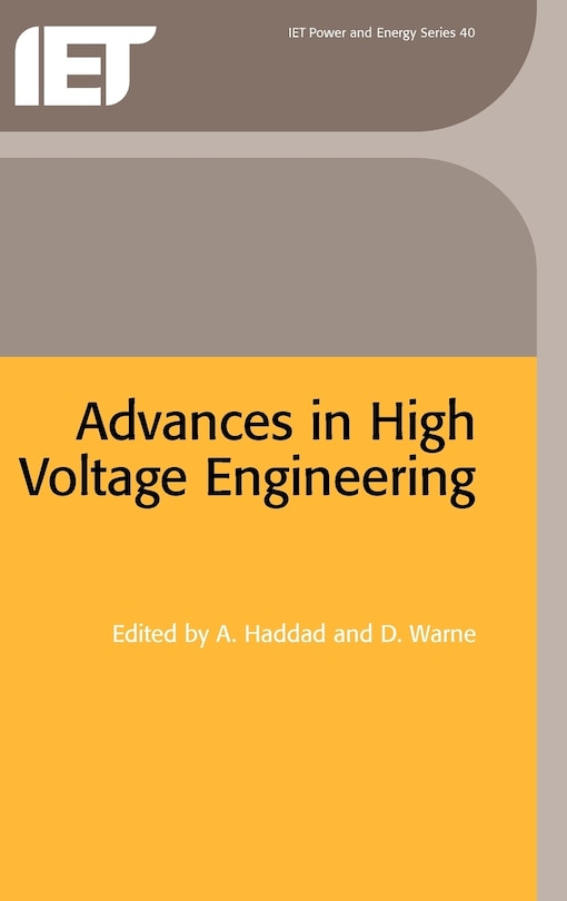 Couverture_Advances in High Voltage Engineering