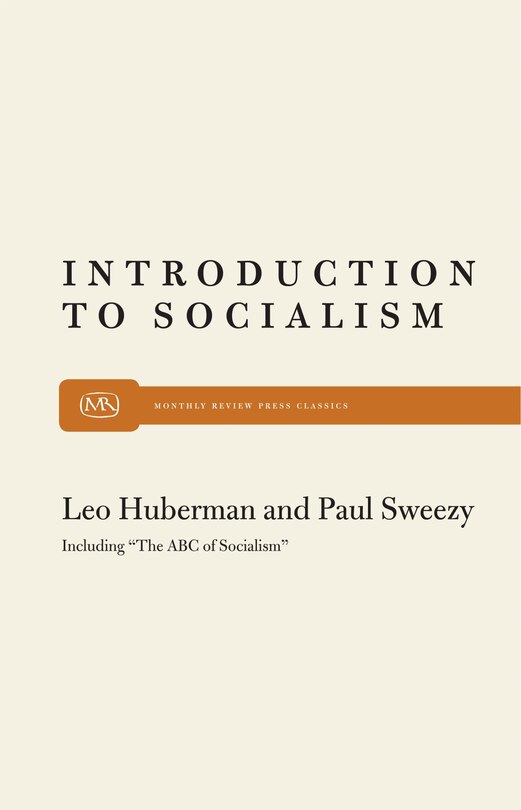 Front cover_Introduction To Socialism