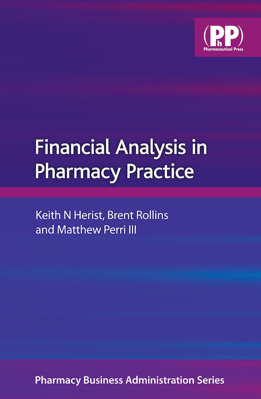 Front cover_Financial Analysis in Pharmacy Practice