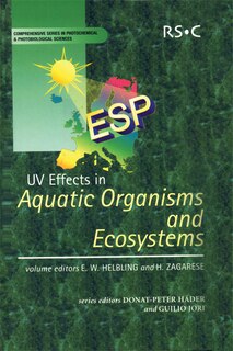 Front cover_UV Effects in Aquatic Organisms and Ecosystems