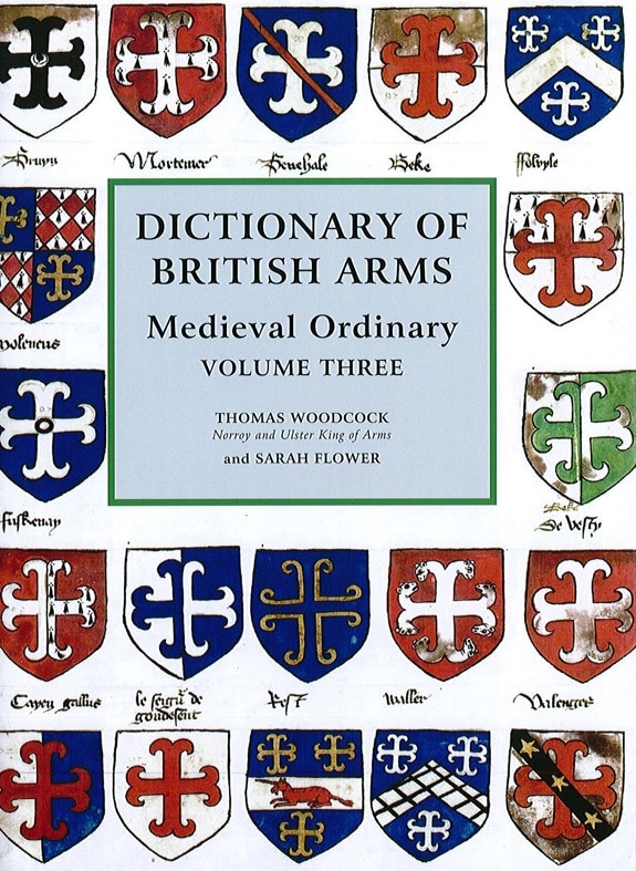 Front cover_Dictionary of British Arms: Medieval Ordinary Volume III