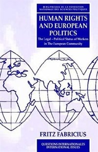 Front cover_Human Rights And European Politics